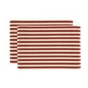Подложки за хранене в комплект от 2 бр. със смес от юта 33x48 cm Statement Stripe – Södahl
