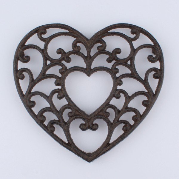 Подложка за чугунена тенджера с форма на сърце Rustico - Dakls