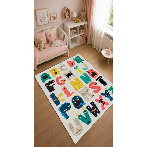 Детски килим подходящ за пране 140x190 cm Alphabet – Mila Home-image-1
