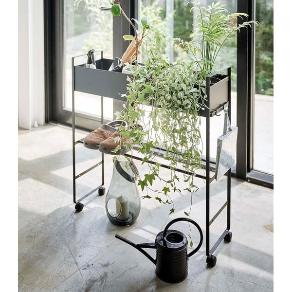 Черна метална стойка за детски обувки 74,5x74,5x22 cm Tower – YAMAZAKI-image-3