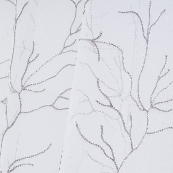 Бяло-сива завеса 140x260 cm Coral – Casa Selección-image-3