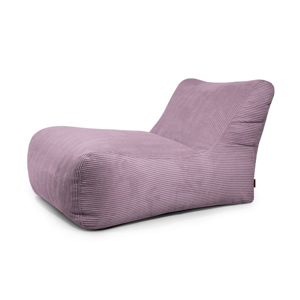 Лилав пуф от рипсено кадифе Lounge 100 – SLOWDOWN