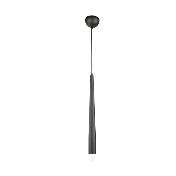 Черно висящо осветително тяло ø 10 cm Agusta – Squid Lighting-image-1