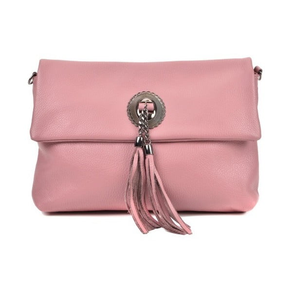 Розова кожена чанта Reserva Takorra Rosa - Roberta M