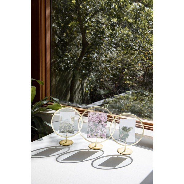 Свободностояща рамка в златист цвят за снимка с размери 12 x 18 cm Infinity - Umbra-image-3