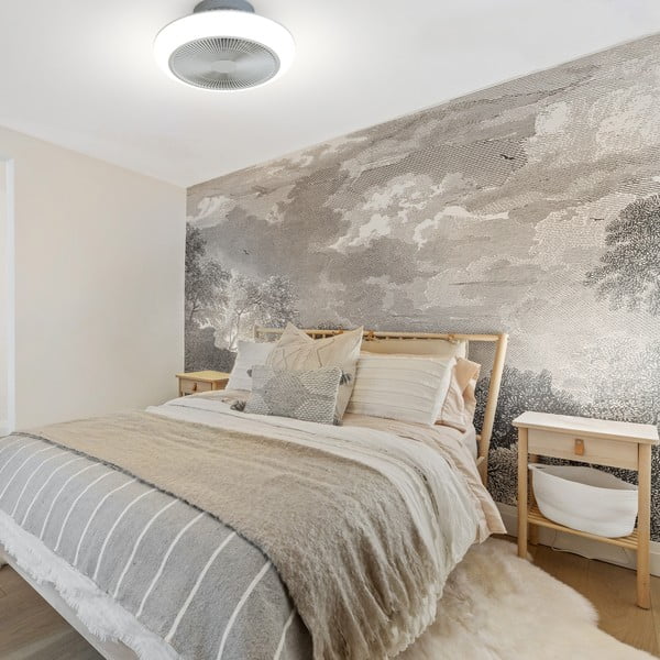 Бяло LED осветително тяло за таван Enkel – SULION-image-1