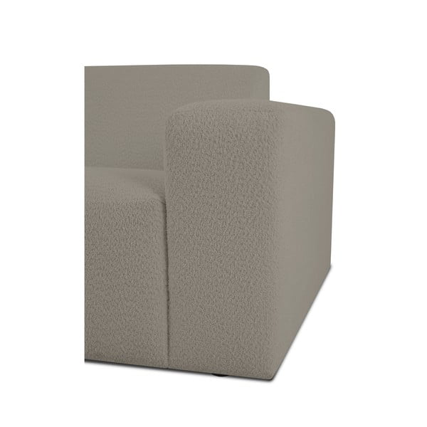 Светлокафяв ъглов диван от букле (ляв ъгъл) Roxy – Scandic-image-3