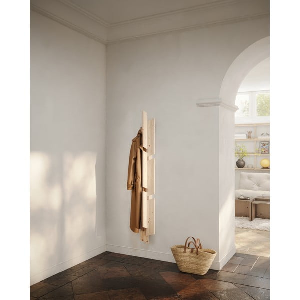 Стенна закачалка от масивен бор в естествен цвят 26 cm Keeper – Karup Design-image-3