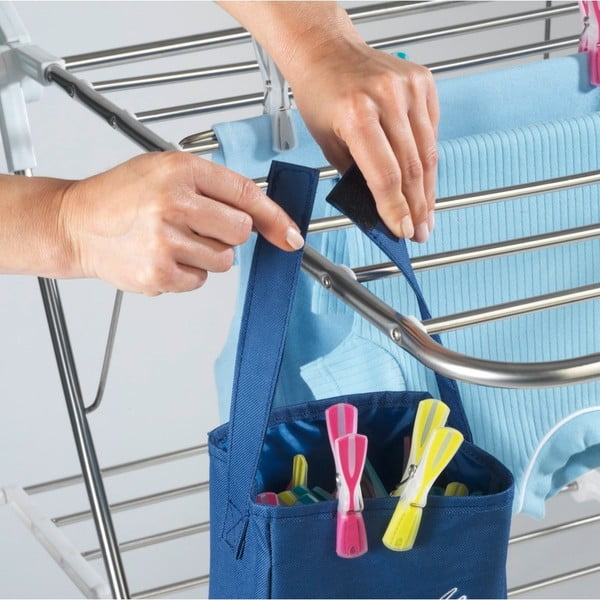 Синя кошница за закачане на дрехи Peg - Wenko-image-2