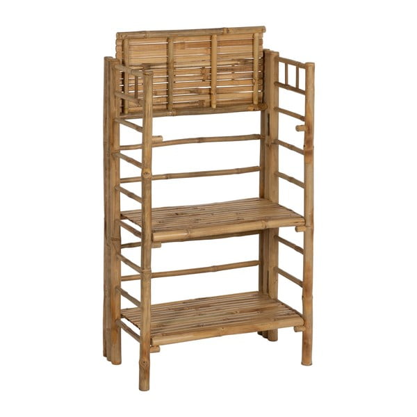 Бамбуков стелаж в естествен цвят 61x104x34 cm Manali – Ixia-image-2
