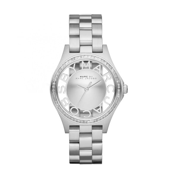 Дамски модерен сребърен часовник - Marc Jacobs