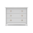 Бял нисък детски скрин от борова дървесина 100x80 cm Max - Marckeric