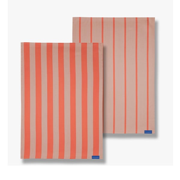 Памучни кърпи за съдове в комплект 2 бр. 50x70 cm Stripes – Mette Ditmer Denmark