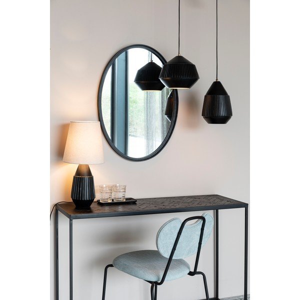 Настолна лампа в черно и бежово Aysa - White Label-image-2