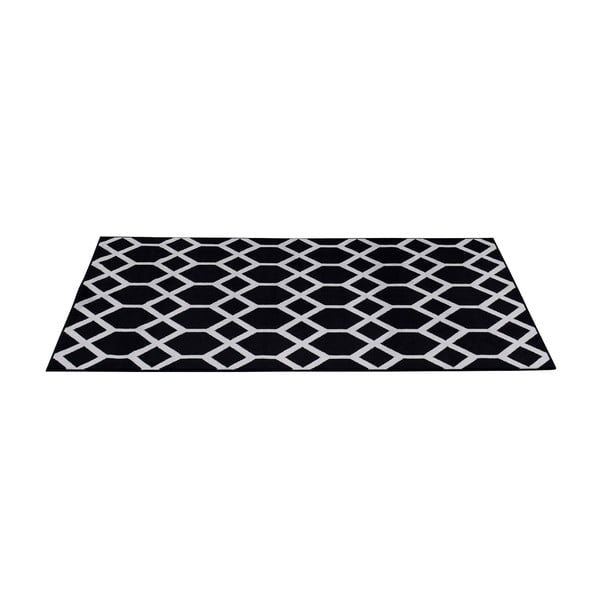 Černý koberec Velour, 200x290 cm