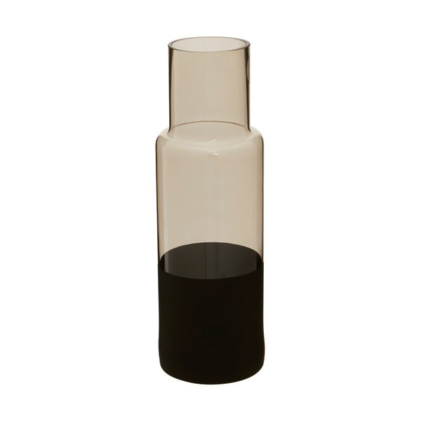 Стъклена ваза с черни детайли Cova, височина 30 cm - Premier Housewares