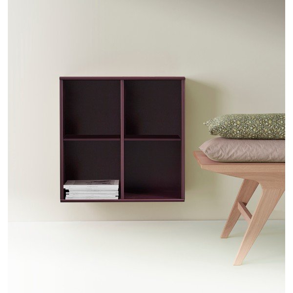 Виненочервена стена за книги Mistral 025 - Hammel Furniture-image-1