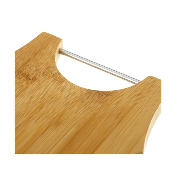 Бамбукова дъска за рязане и комплект ножове за пица Cutter - Casa Selección-image-3