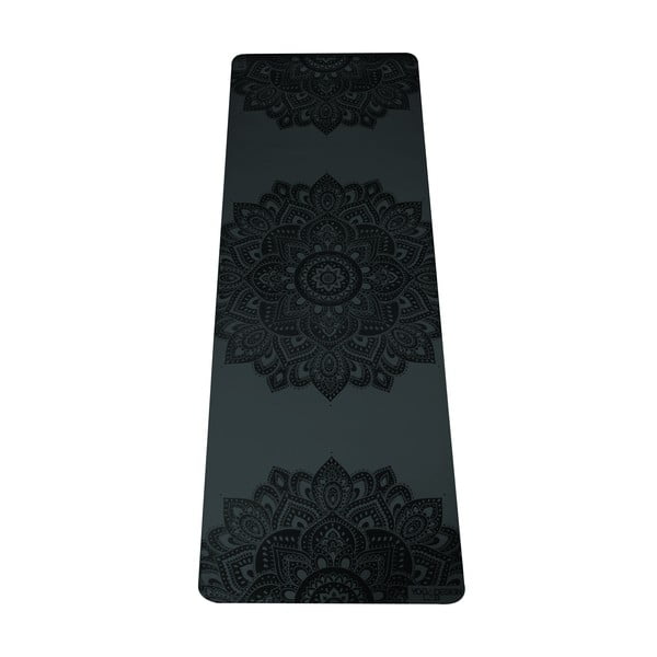 Černá podložka na jógu Yoga Design Lab Manadala Charcoal, 5 mm