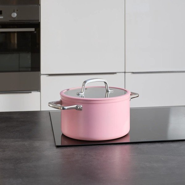 Гърне с капак/с керамично покритие подходящо за индукционен котлон 5,5 l Meda 3.0 – FABINI-image-1