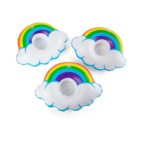 Комплект от 3 надуваеми пръстена за напитки с форма на дъга - Big Mouth Inc.-image-3