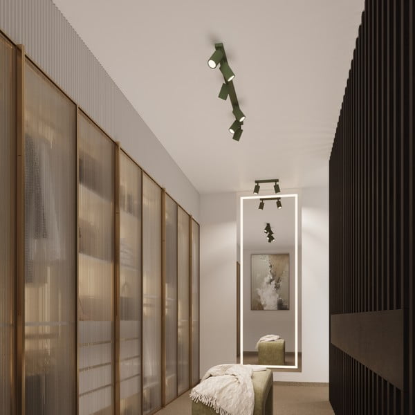 Зелен прожектор 6,5x30 cm Gleam – Sollux-image-3