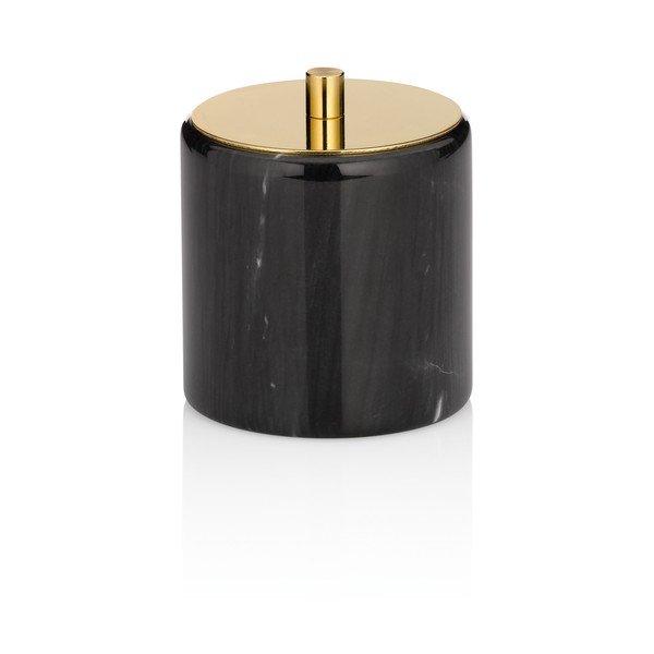 Черна мраморна кутия за тампони за премахване на грим Liron - Kela