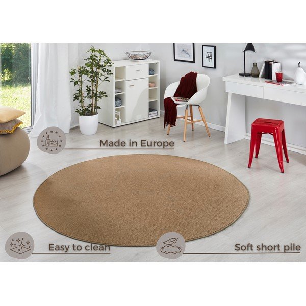 Кафяв кръгъл килим ø 133 cm Fancy – Hanse Home-image-4
