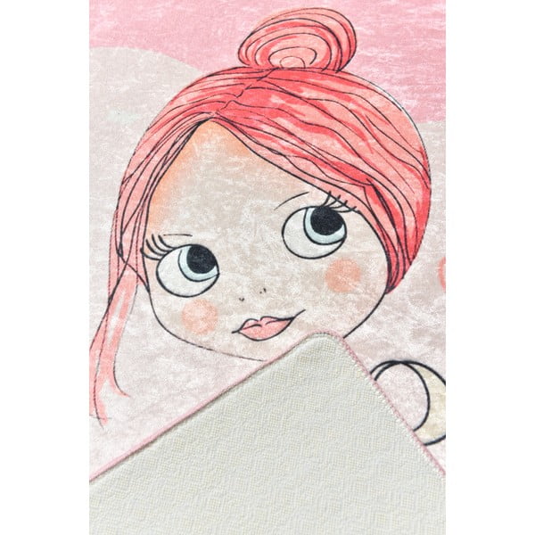 Розов детски нехлъзгащ се килим , 140 x 190 cm Pretty - Conceptum Hypnose-image-2