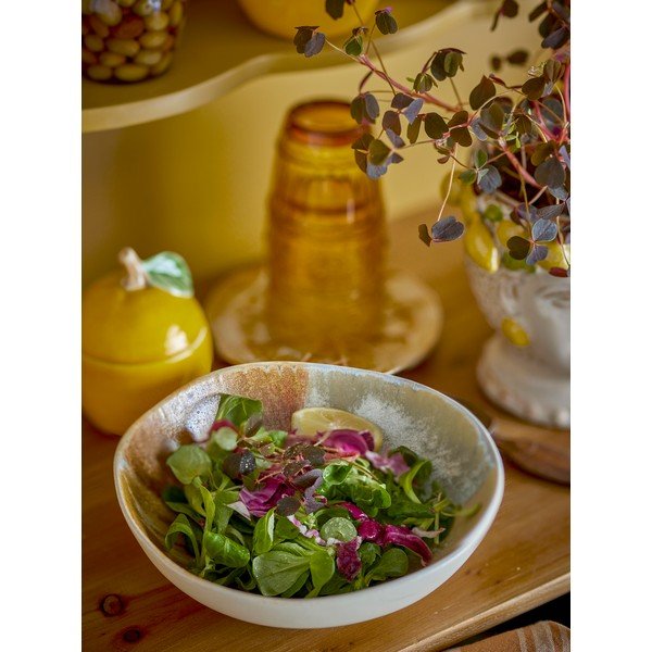 Кремави глинени купички в комплект от 4 бр. 625 ml Lacey – Bloomingville-image-3