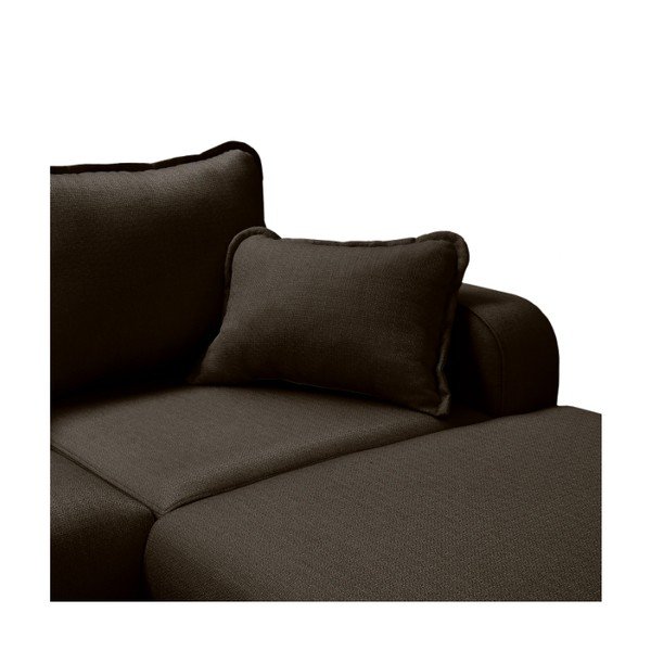 Черен ъглов диван (десен ъгъл) Beata - Ropez-image-1