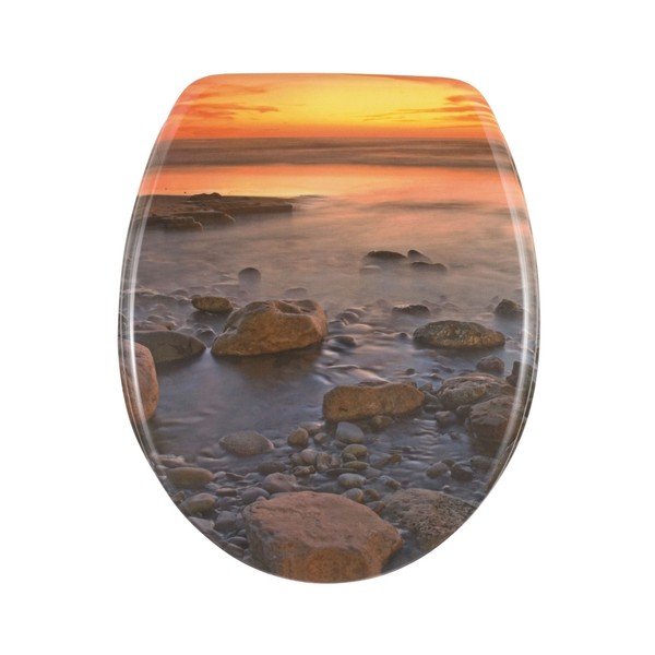 WC sedátko Wenko Stone Shore, 44,5 x 36,5 cm