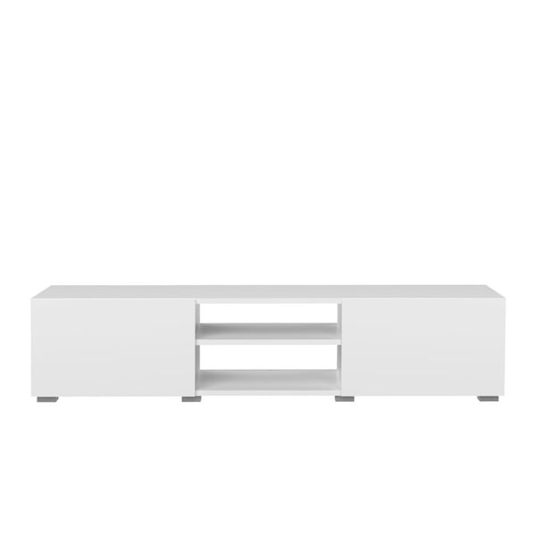 Бяла маса за телевизор Подиум - TemaHome