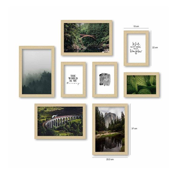 Картини в комплект от 8 бр. - Wallity-image-4