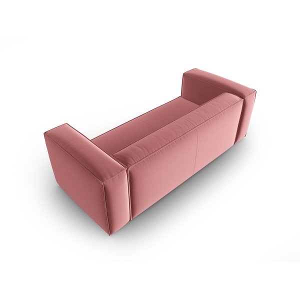 Розов кадифен диван 200 cm Mackay – Cosmopolitan Design-image-3