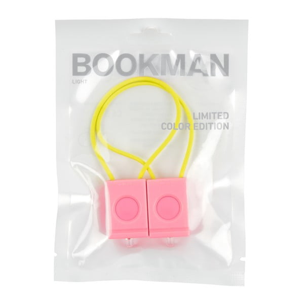 Světle růžová blikačka Bookman