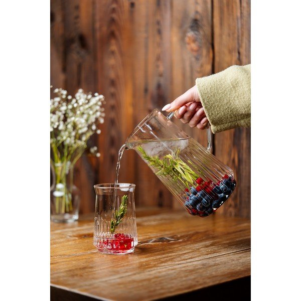 Стъклени чаши в комплект 2 бр. 400 ml Mia – Vialli Design-image-3