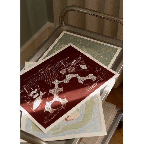 Постер 70x50 cm Sam Shopping – Lucia Tuffley – The Poster Club-image-1