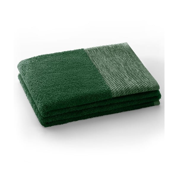Зелена памучена кърпа от тери 50x90 cm Aria – AmeliaHome