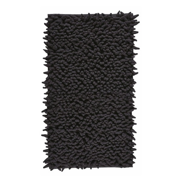 Černá koupelnová předložka Aquanova Ziza Black, 60 x 100 cm