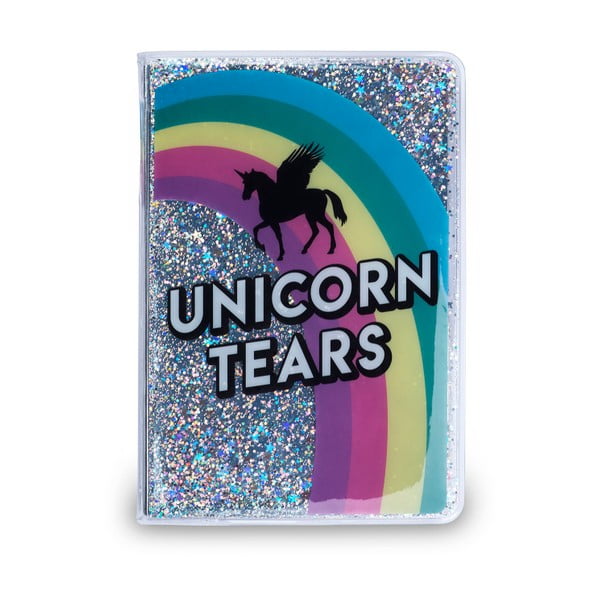 Тетрадка с пайети Unicorn Tears, 120 страници - Tri-Coastal Design
