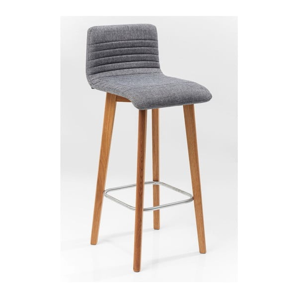 Sada 2 šedých barových stoliček Kare Design Lara