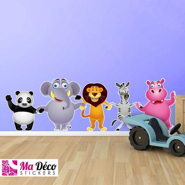 Стикери за стена Fantastic Jungle Friends - Ambiance-image-1