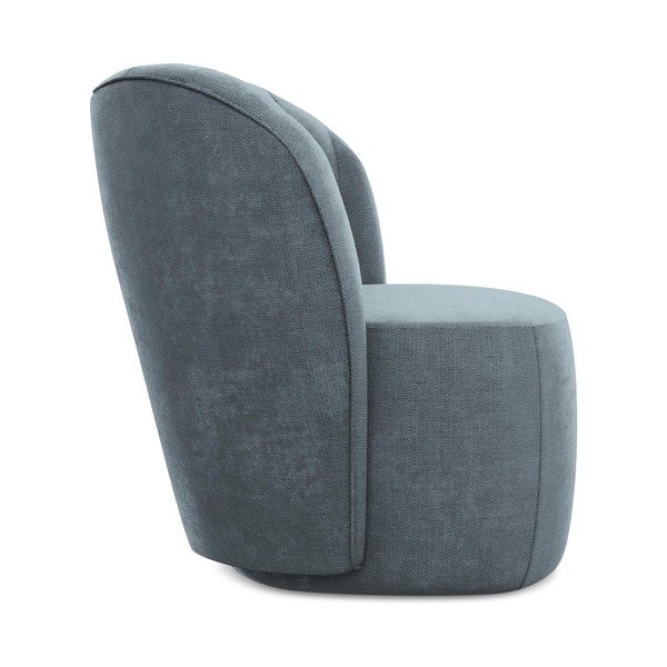 Синьо  шенилово кресло Keloa – Makamii-image-2