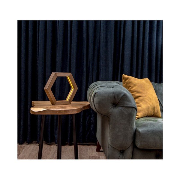 Дървена настолна лампа Honeybee - Lustro-image-3