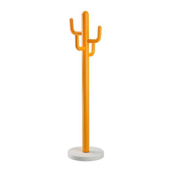 Oranžový věšák Kare Design Kaktus