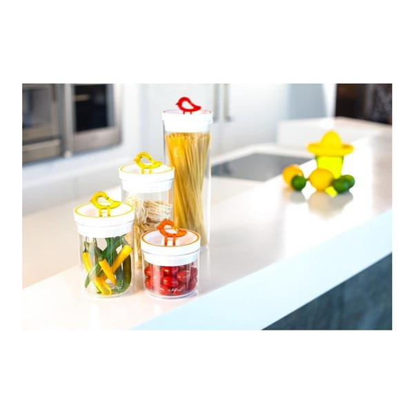 Жълт буркан Livio, 400 ml - Vialli Design-image-1