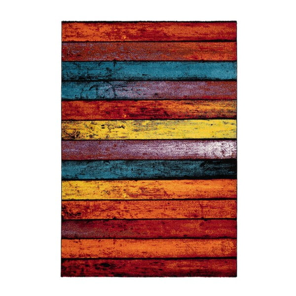 Пъстър раиран килим Fiesta, 160 x 230 cm - Kayoom