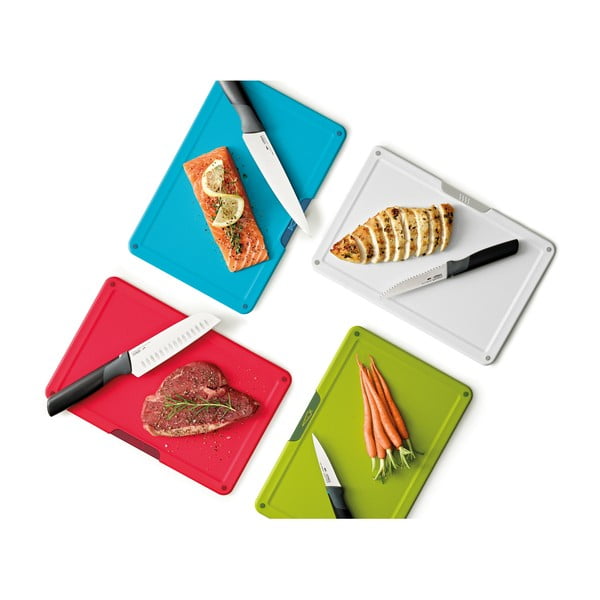 Комплект дъски за рязане и ножове с поставка 10x32 cm Folio Icon Plus – Joseph Joseph-image-3