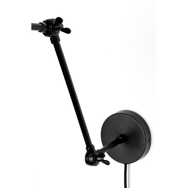 Черна стенна лампа Xavi – White Label-image-4